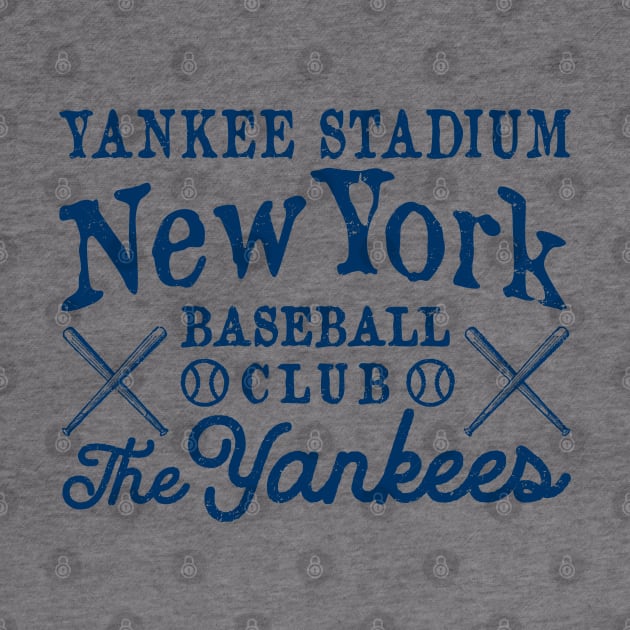 Retro Yankees Type Design 1 by Buck Tee by Buck Tee